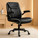 Ergonomic Black Office Chair with Swivel Wheels