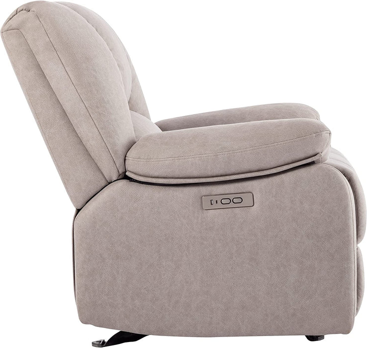 Power Recliner Chair Performance Fabric, Grey