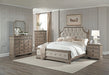 Piraeus Solid Wood Queen Bed Set