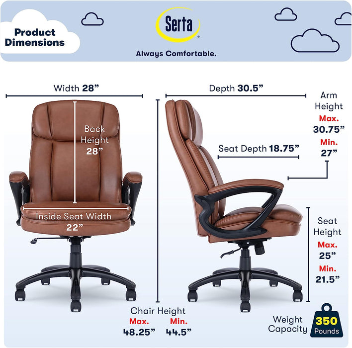 Comfortable Executive Chair with Lumbar Support