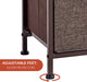 Brown 8-Drawer Furniture Storage Tower Unit