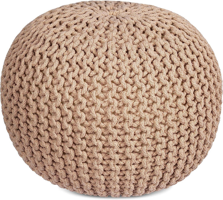 Knit Bean Bag Ottoman for Any Room