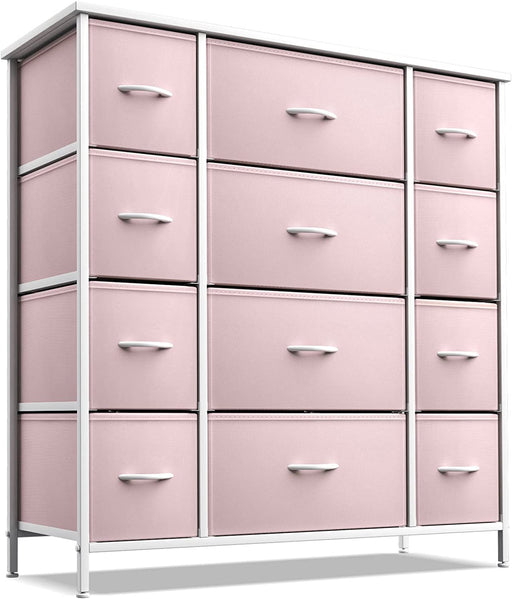Kids Dresser with 12 Easy Pull Drawers