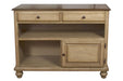 Distressed Creamy Wheat Brook Buffet Server