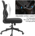 Adjustable Ergonomic Mesh Office Chair, Black