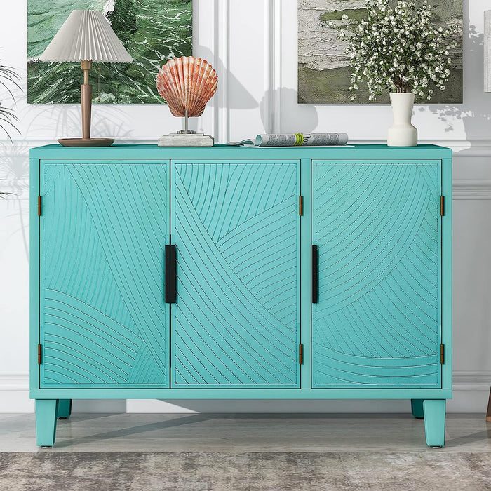 Antique Green Accent Sideboard