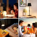 Cordless Table Lamp, Portable LED Night Light