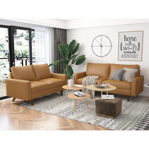 Giocondo 2 - Piece Vegan Leather Living Room Set