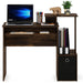 Amber Pine/Black Econ Writing Desk