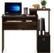 Amber Pine/Black Econ Writing Desk