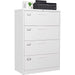 Lockable 4-Drawer Metal File Cabinet for Home Office