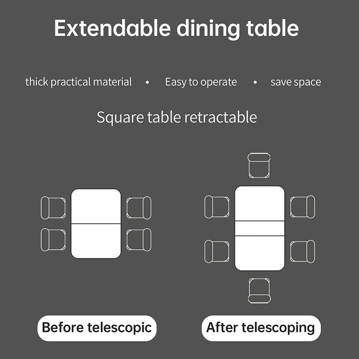Mid-Century Kitchen Table Set for 6