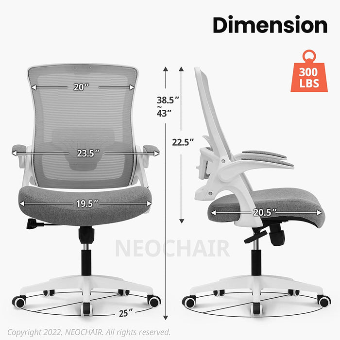 Ergonomic High-Back Mesh Chair with Lumbar Support