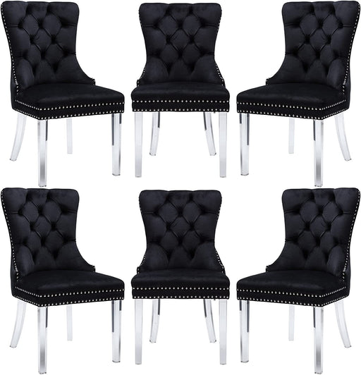Velvet Dining Chairs Set of 6