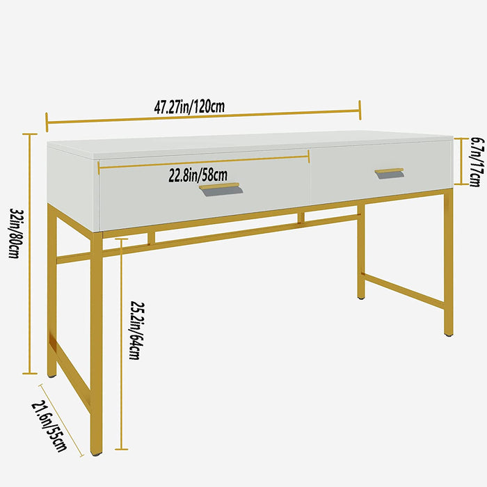 Large Makeup Vanity Set with Drawer