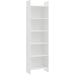 White 6-Tier Bookshelf for Home Display Storage