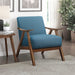 Blue Elle Accent Chair