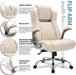 Ergonomic Executive Office Chair with Adjustable Features