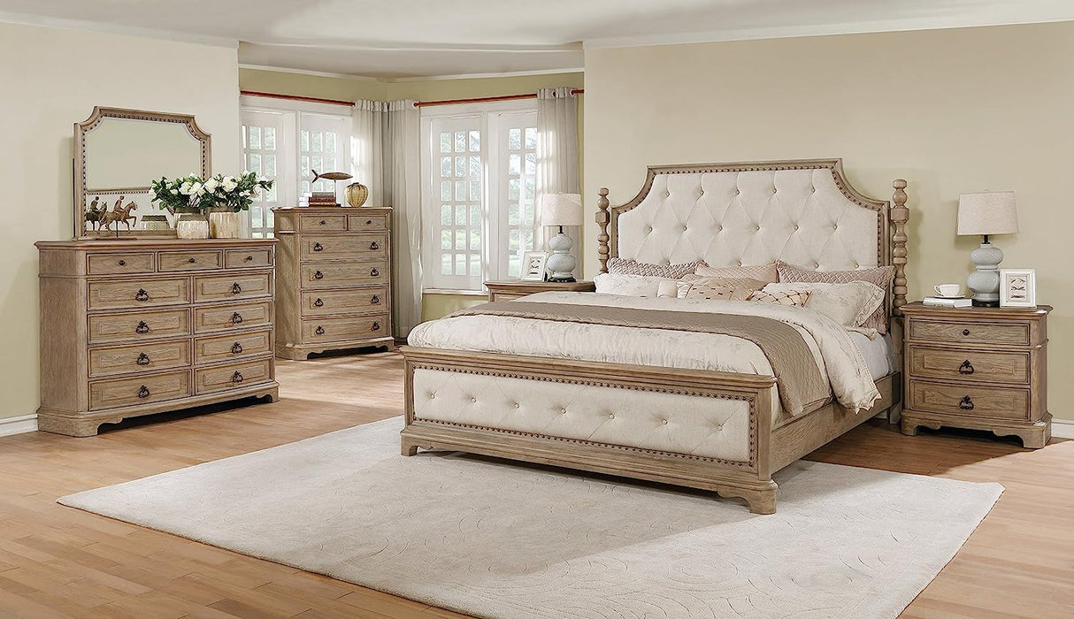 Piraeus Solid Wood King Bedroom Set