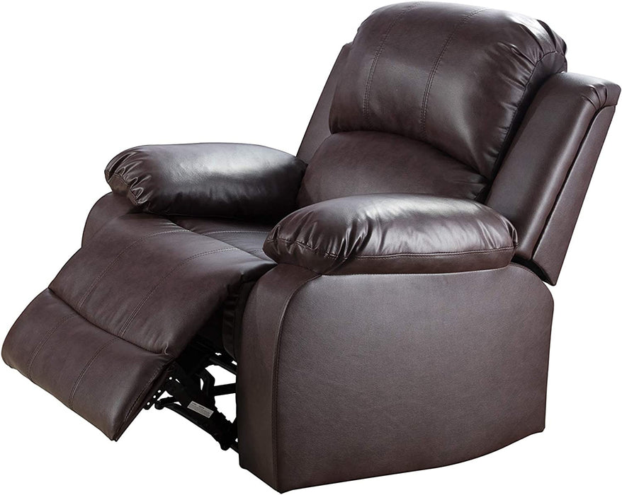 AYCP Bonded Leather Recliner Sofa Set
