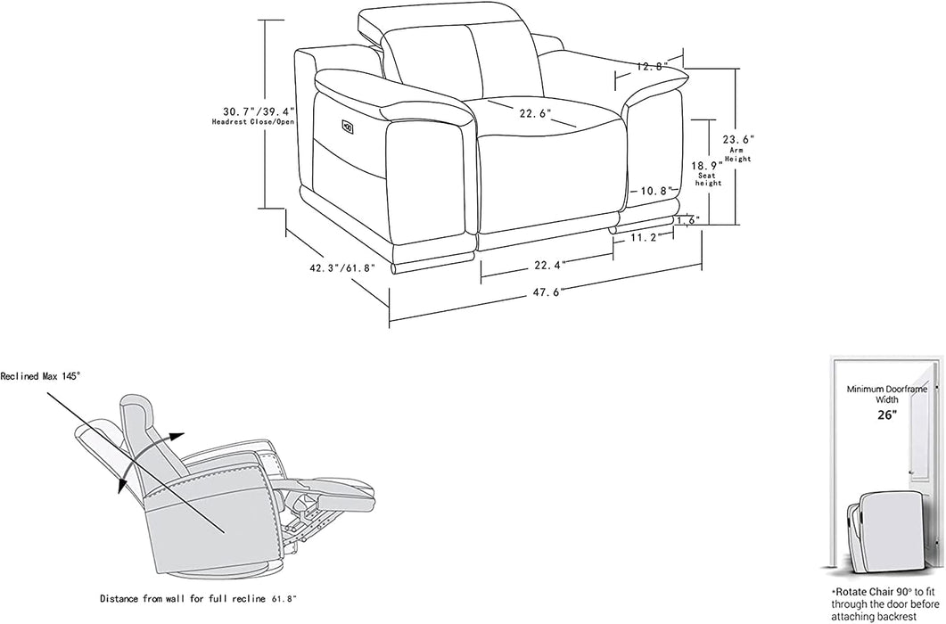 Light Grey Reversible Sectional Couch