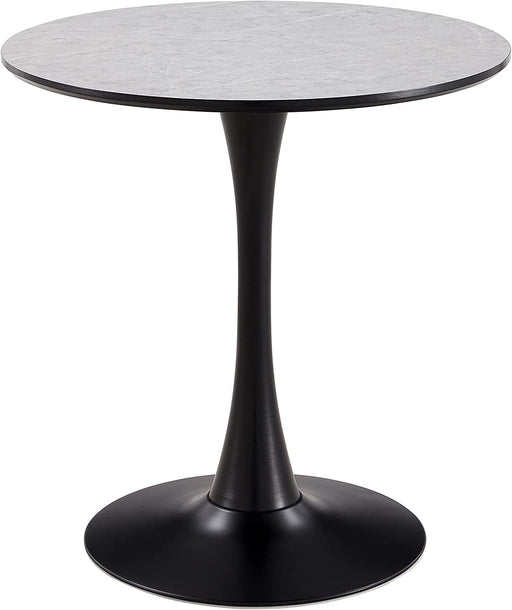 Mid-Century Modern round Dining/Coffee Table, Gray