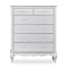 Aurora 6 Drawer Tall Chest, Grey Pearl/Silver Mist