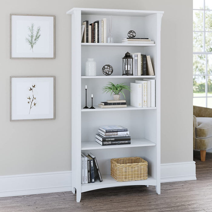 Salinas 5-Shelf Bookcase by Bush Furniture