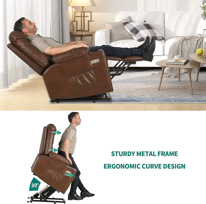 Electric Power Lift Recliner Chair with Massage and Heat