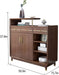 Wood Buffet Server Sideboard Console Table