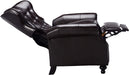 Brown Walder Reconstituted Bycast Leather Recliner