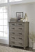 Rustic Gray Austin Solid Wood 6-Drawer Chest