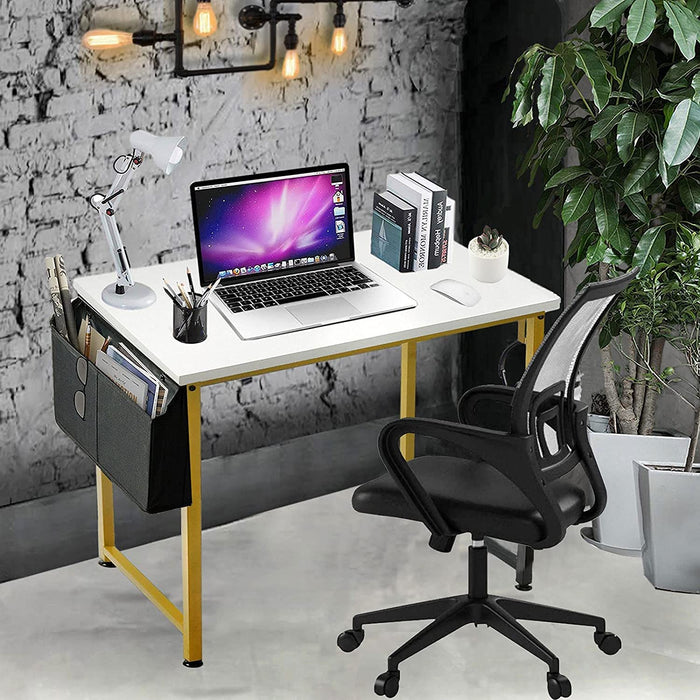 Modern White Desk for Small Spaces