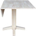 Square Dual Drop Leaf Dining Table in Unfinished Wood