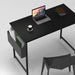 Modern 40-Inch Black Computer Desk with Storage Bag