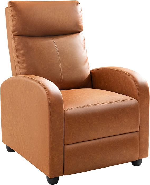 Recliner hard to store push down