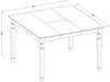 Square Counter Height Table Set 9