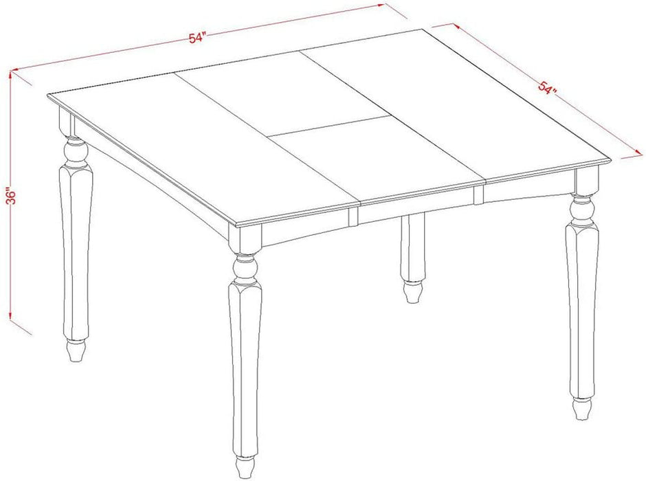 Square Counter Height Table Set 9