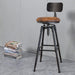 Vintage Industrial Adjustable Bar Stools (Set/2)