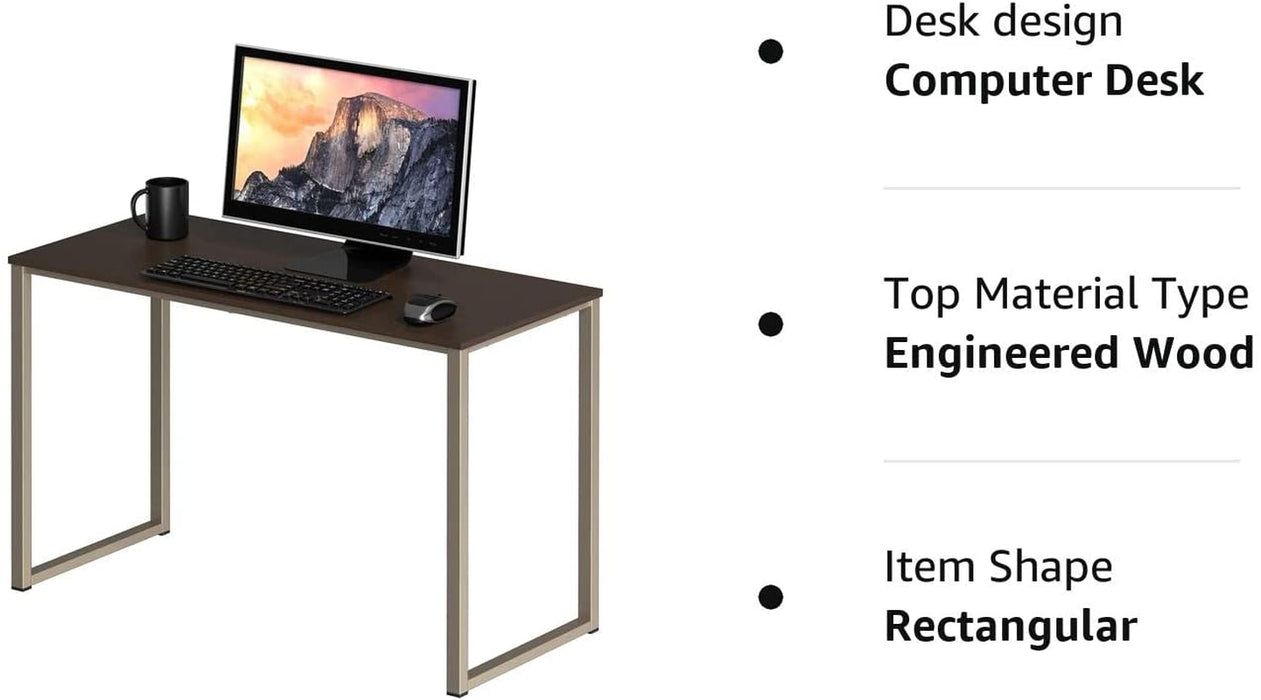 32-Inch Espresso Computer Desk for Home Office