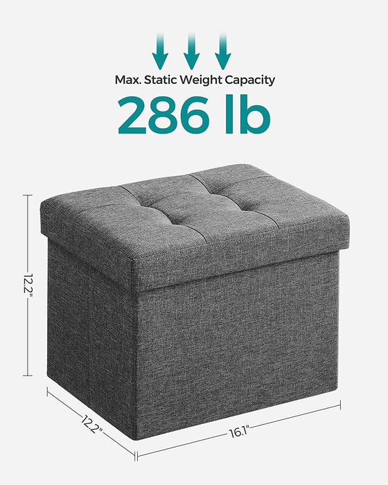 Foldable Ottoman Bench for Home Storage