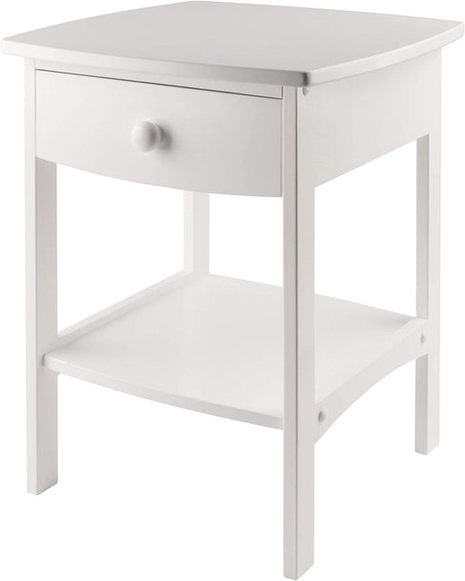 White Claire Accent Table