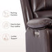 Faux Leather Electric Glider Reclining Chair