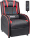 Gaming Recliner Chair PU Leather, Red