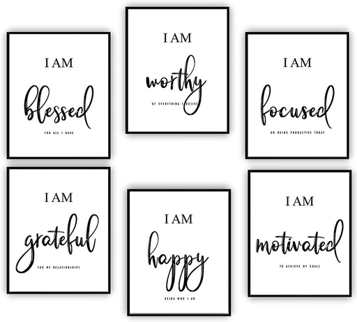 Motivational Wall Decor with Positive Quotes & Sayings