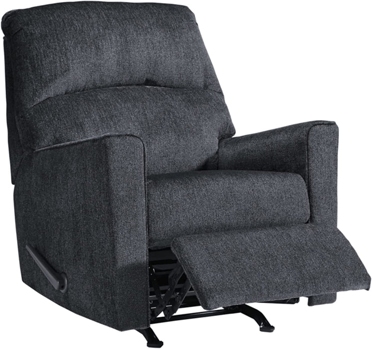 Altari Modern Nursery Manual Rocker Recliner (Light Gray)