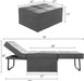 Multi-Function Ottoman Guest Bed for Small Spaces