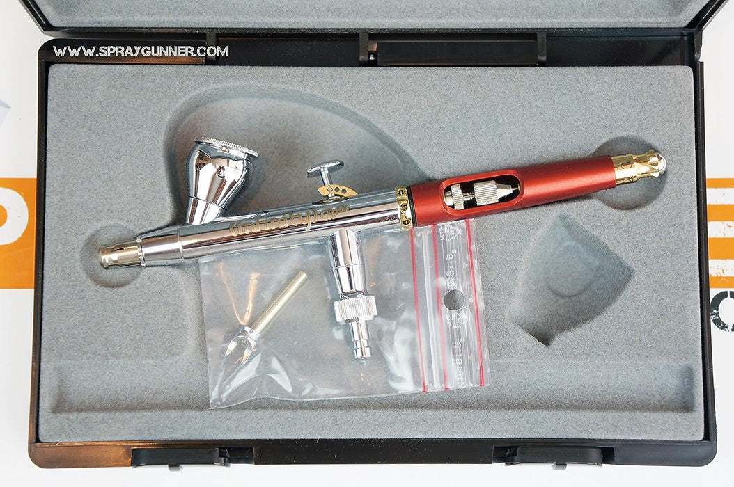 Harder & Steenbeck Infinity CR Plus 2in1 Airbrush 0.15 + 0.2mm Nozzle Sets.  Special by SprayGunner