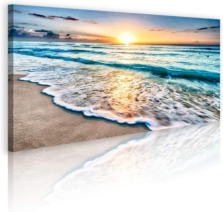 Premium Beach Canvas Wall Art - 12 Variations