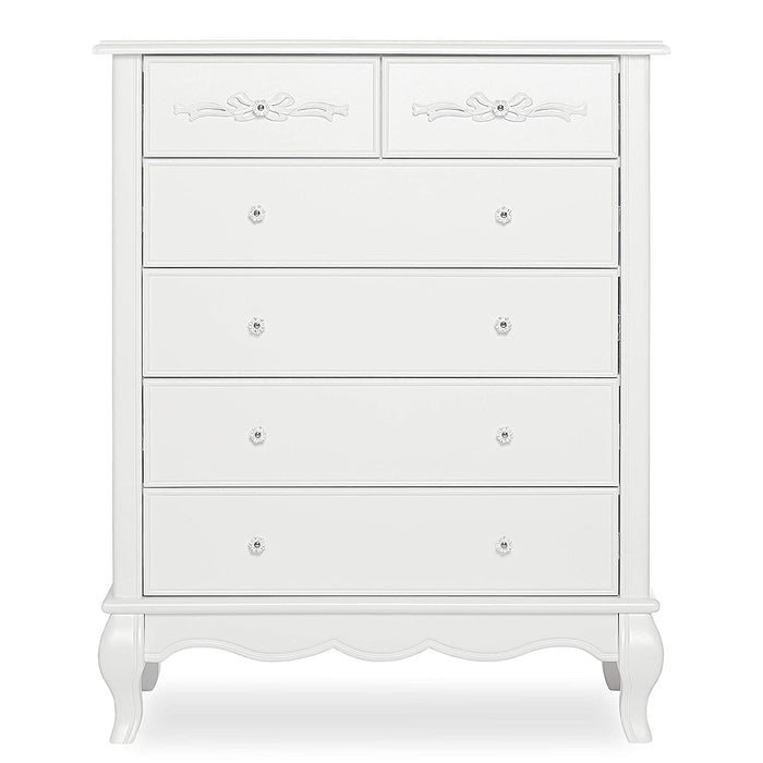 Aurora Frost Tall 6 Drawer Chest